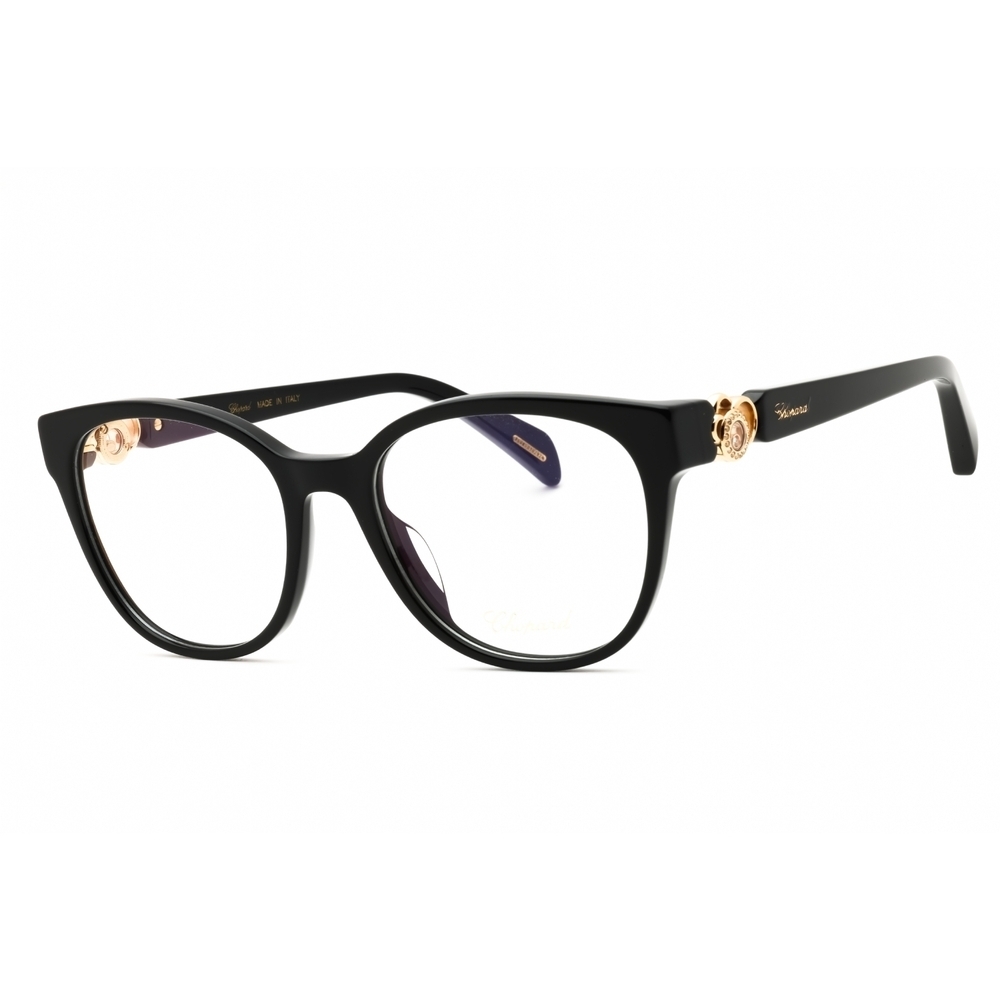 NWT Chopard VCH356S Black Round 53mm Eyeglasses